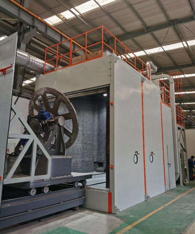 陵水喷砂机环保改造 符合行业排放标准