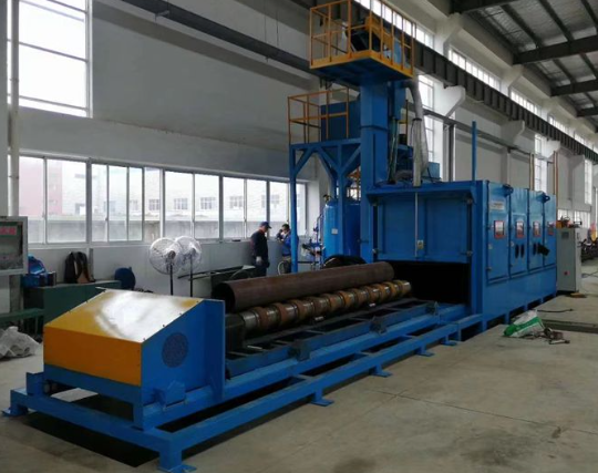 陵水喷砂机在管道除锈中的现场施工应用