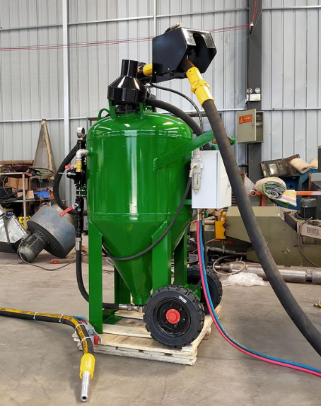 陵水移动式喷砂机 户外施工效率翻倍